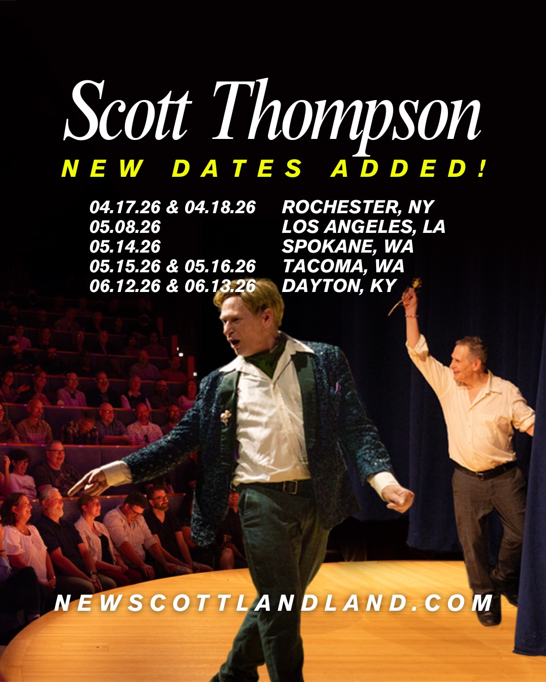 Scott Thompson Tour Poster 2026